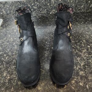 PRIMIGI Moto Short Boots Size 38 US 7.5